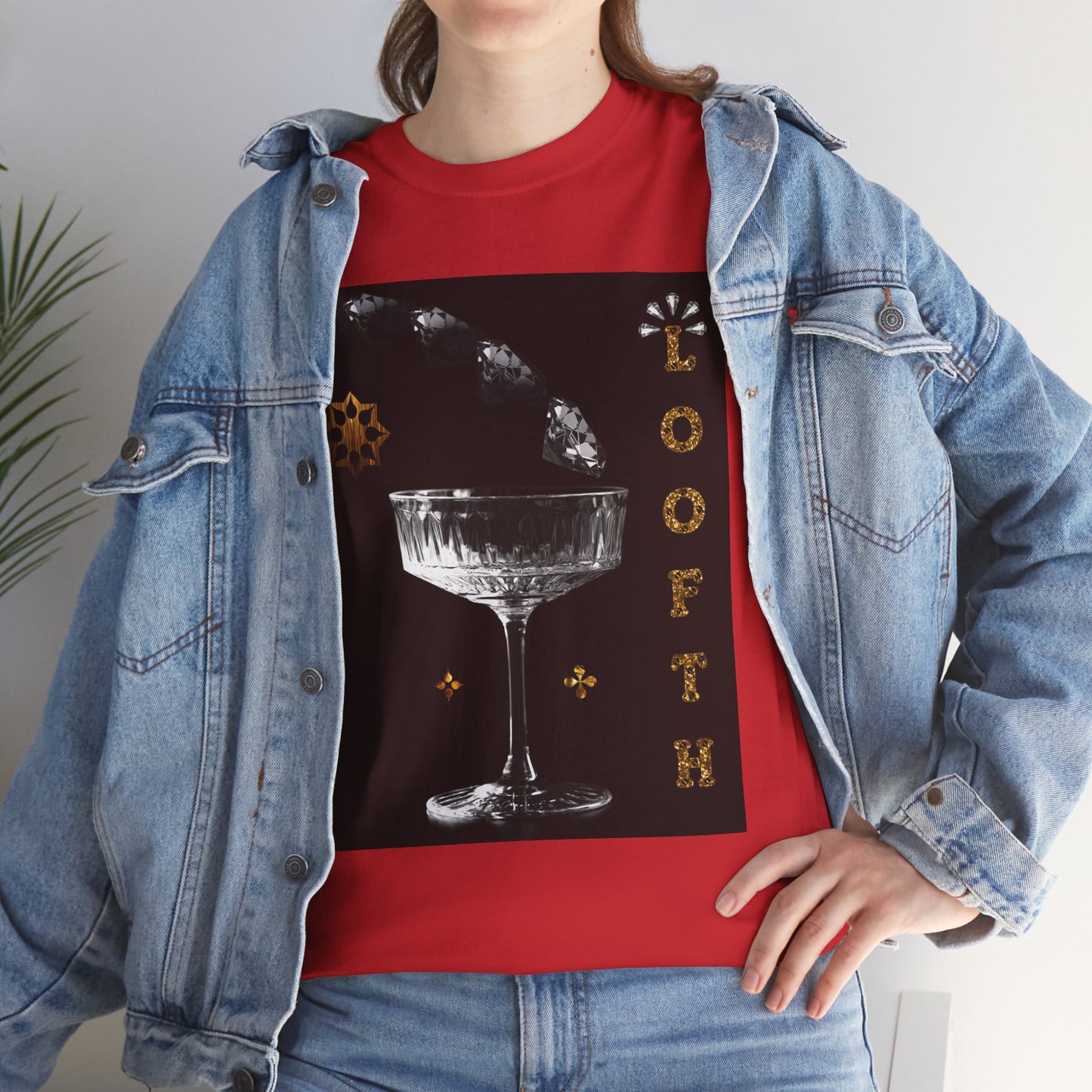 (M) Cristal Noir Unisex Heavy Cotton Tee