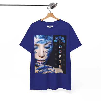 (F) Éclat Bleu Unisex Heavy Cotton Tee