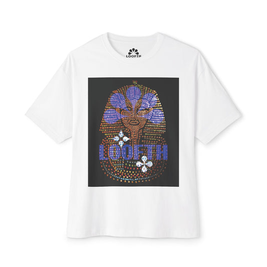 (M) Pharaon Azur Unisex Oversized Boxy Tee