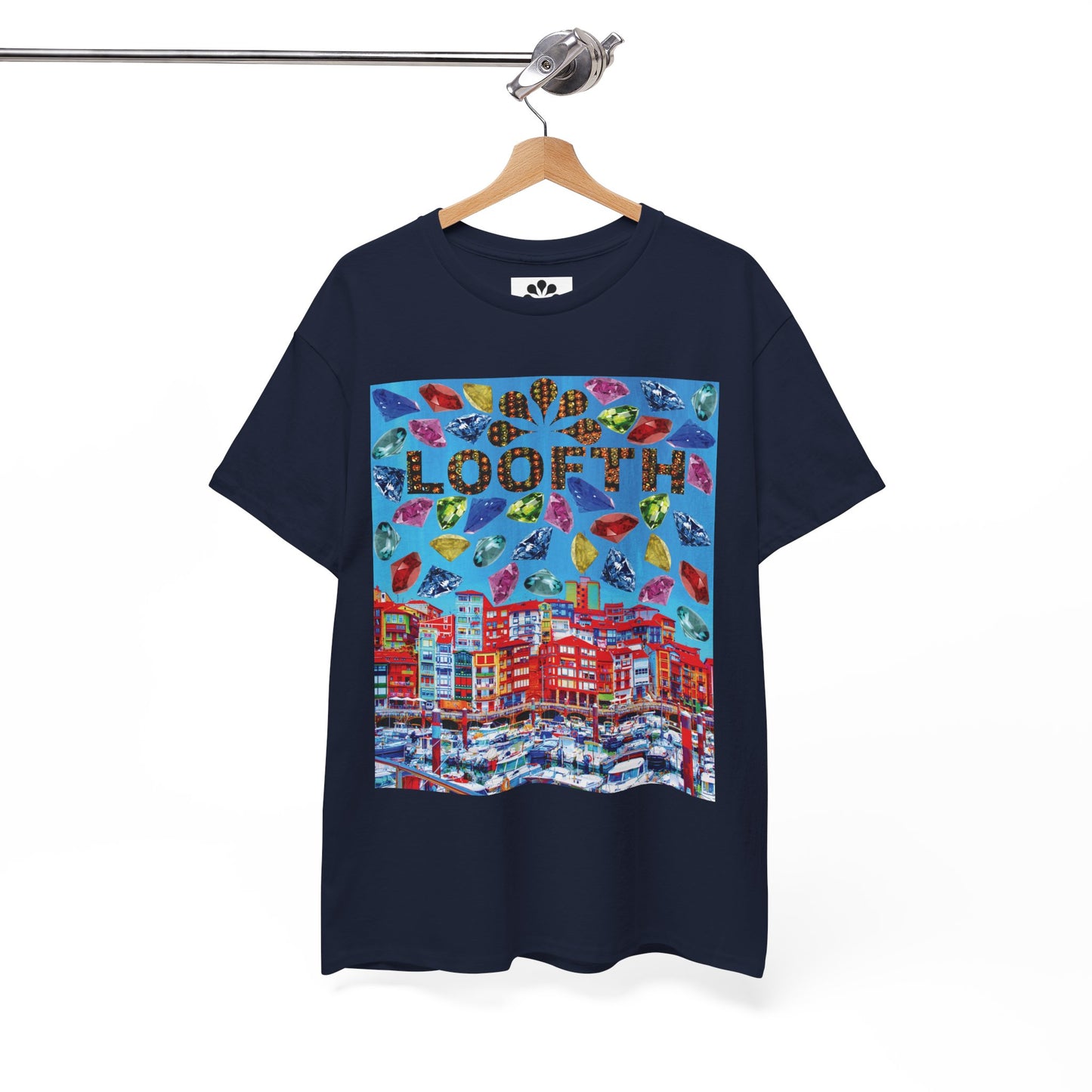 (F) Bijou Céleste Unisex Heavy Cotton Tee