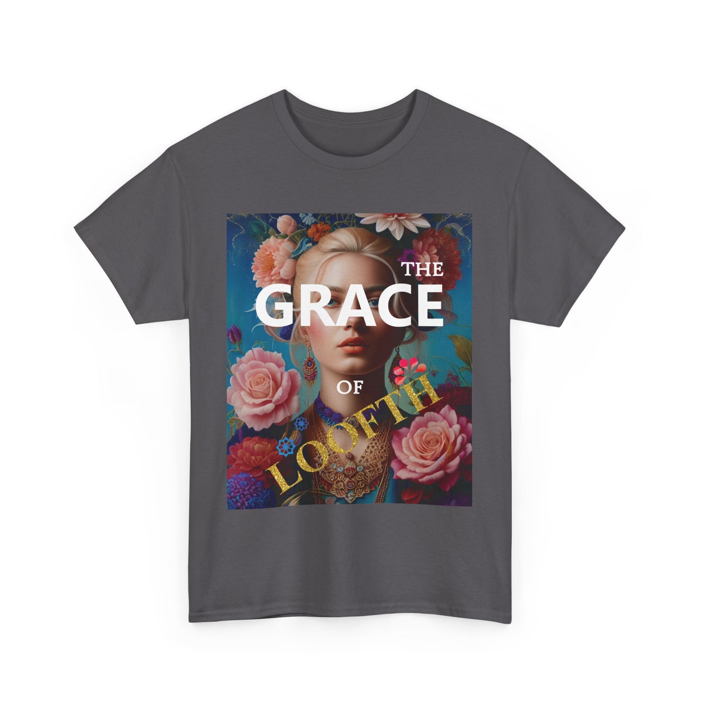 (F) Fleur de Grâce Unisex Heavy Cotton Tee