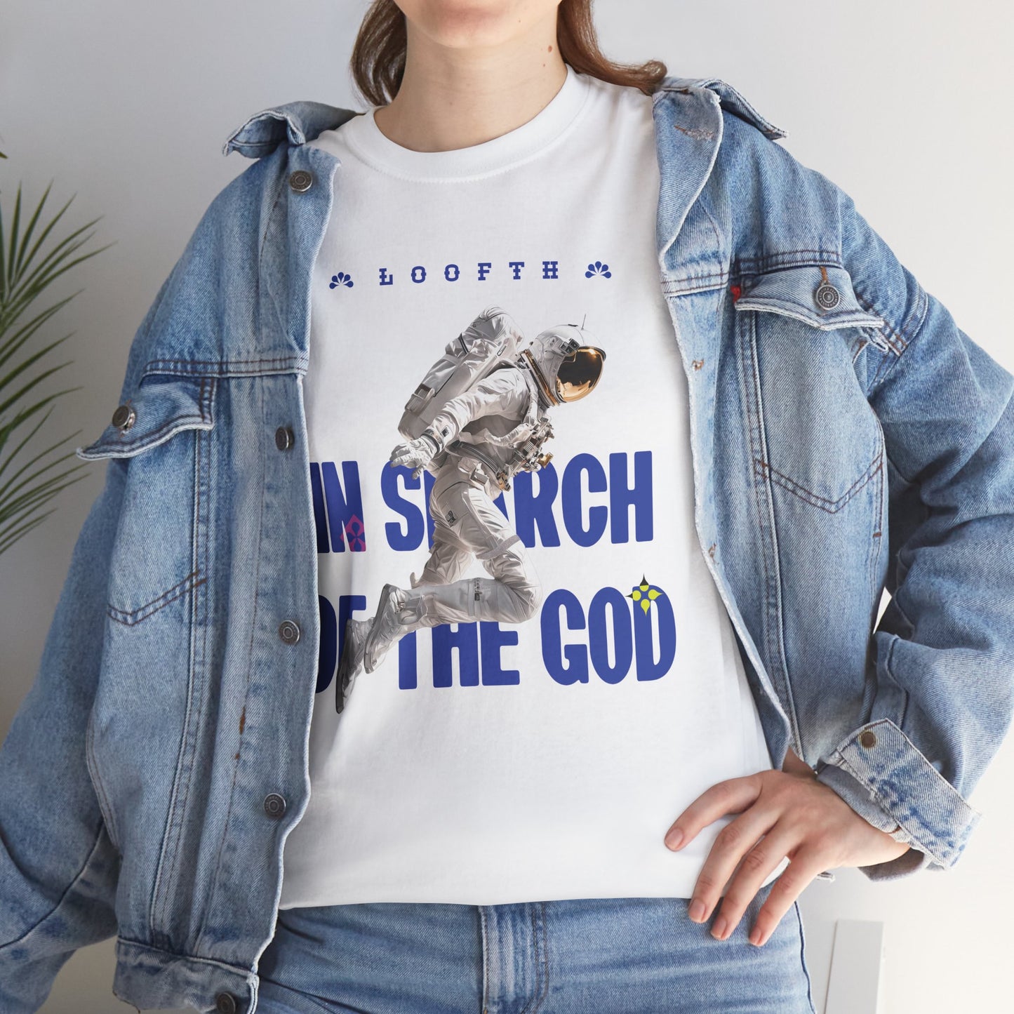 (F) Cosmos Divin Unisex Heavy Cotton Tee