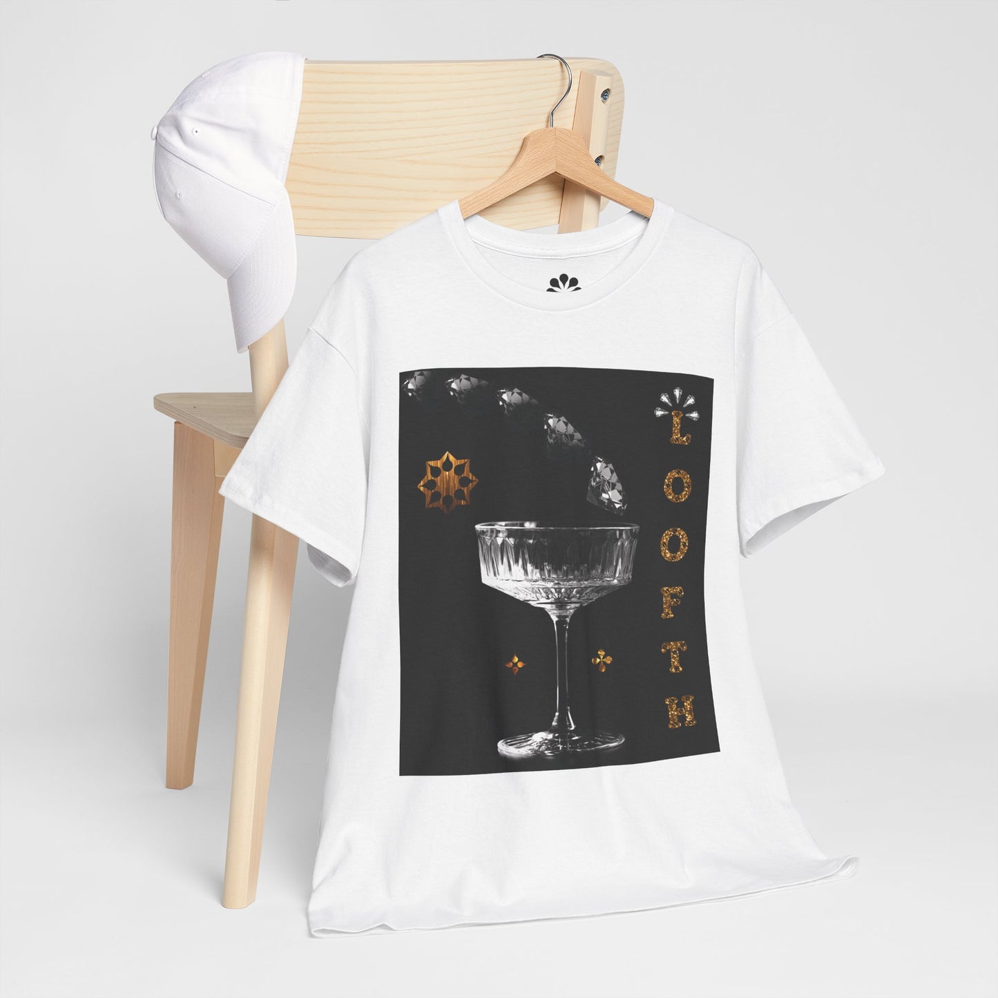 (M) Cristal Noir Unisex Heavy Cotton Tee