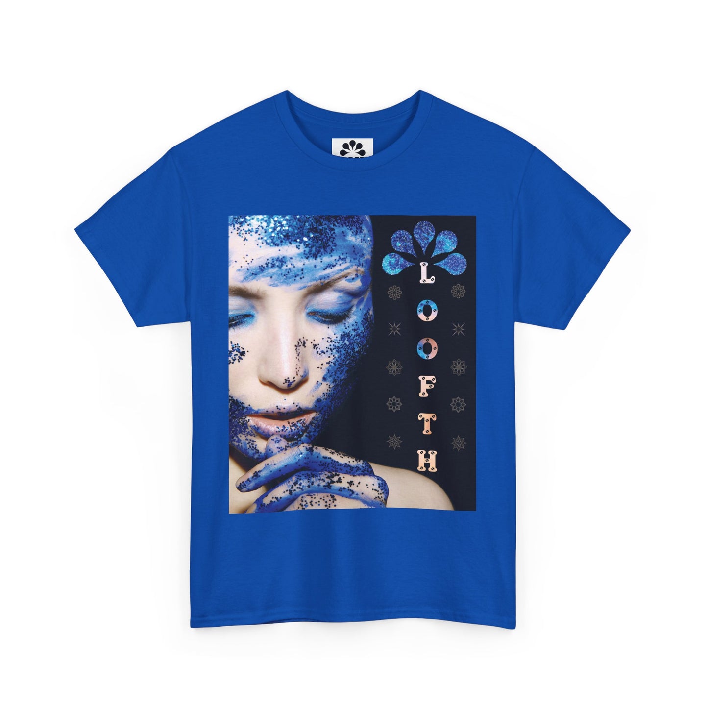 (F) Éclat Bleu Unisex Heavy Cotton Tee
