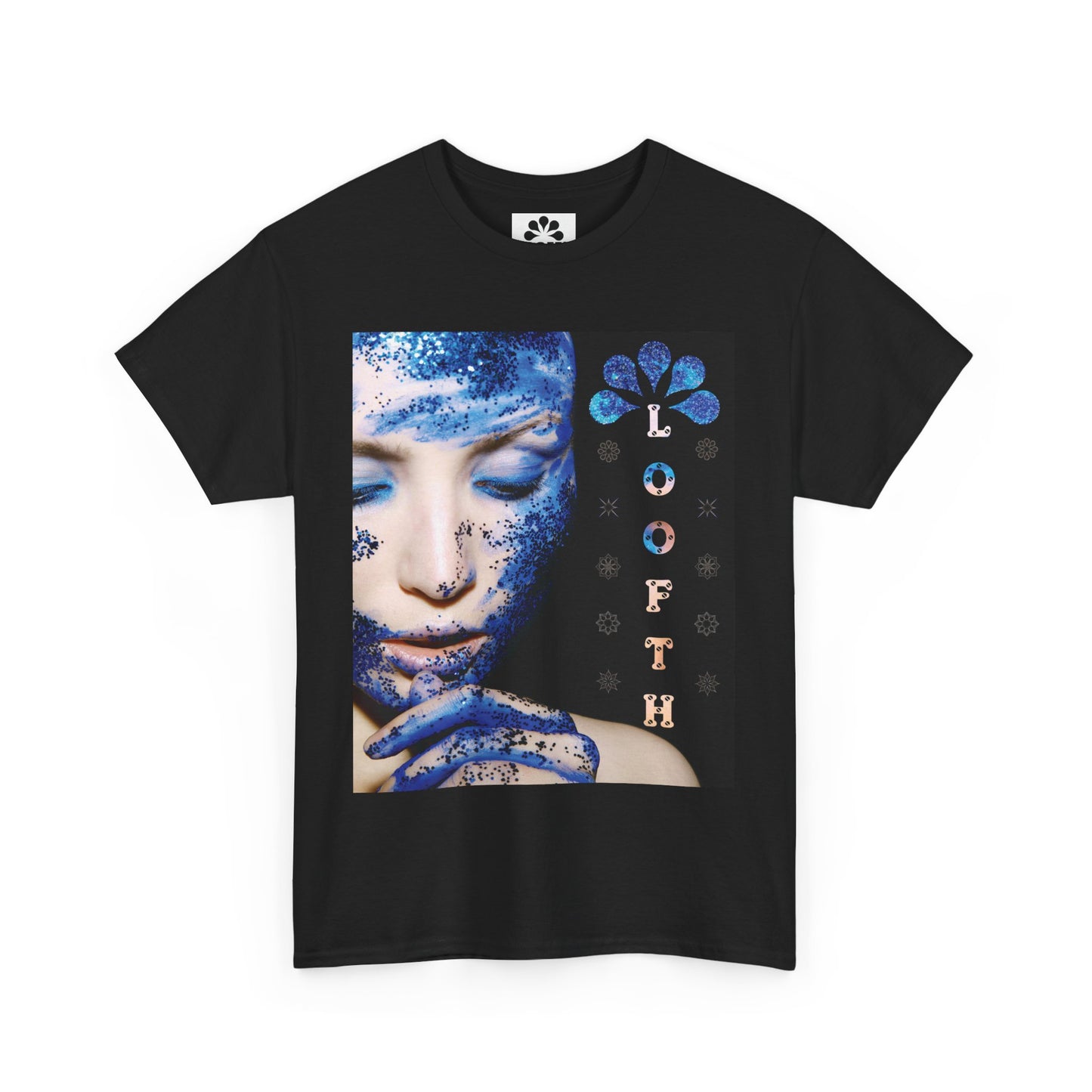 (F) Éclat Bleu Unisex Heavy Cotton Tee