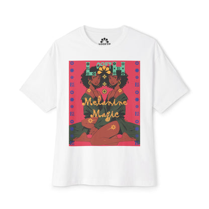 (F) Magie Ébène Unisex Oversized Boxy Tee