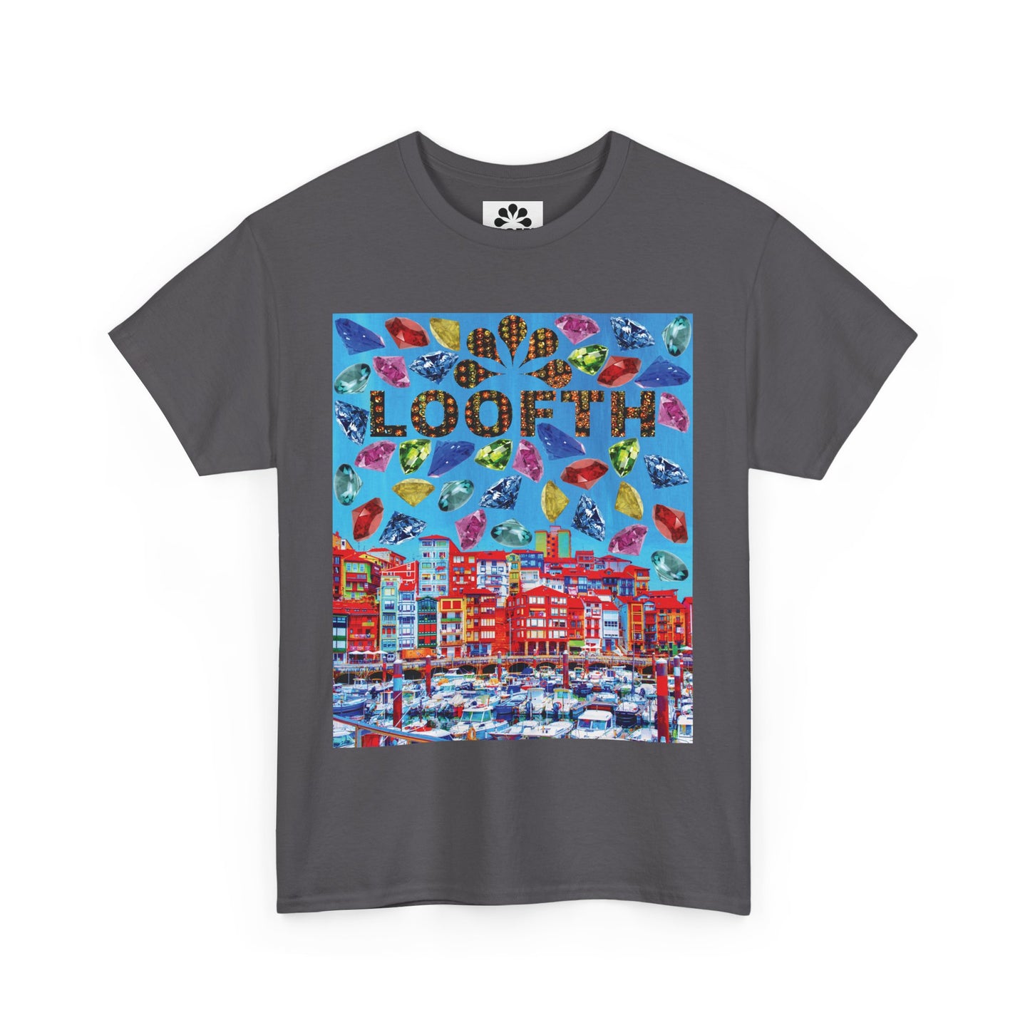 (F) Bijou Céleste Unisex Heavy Cotton Tee