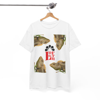 (M) Caméléon Flora Unisex Heavy Cotton Tee