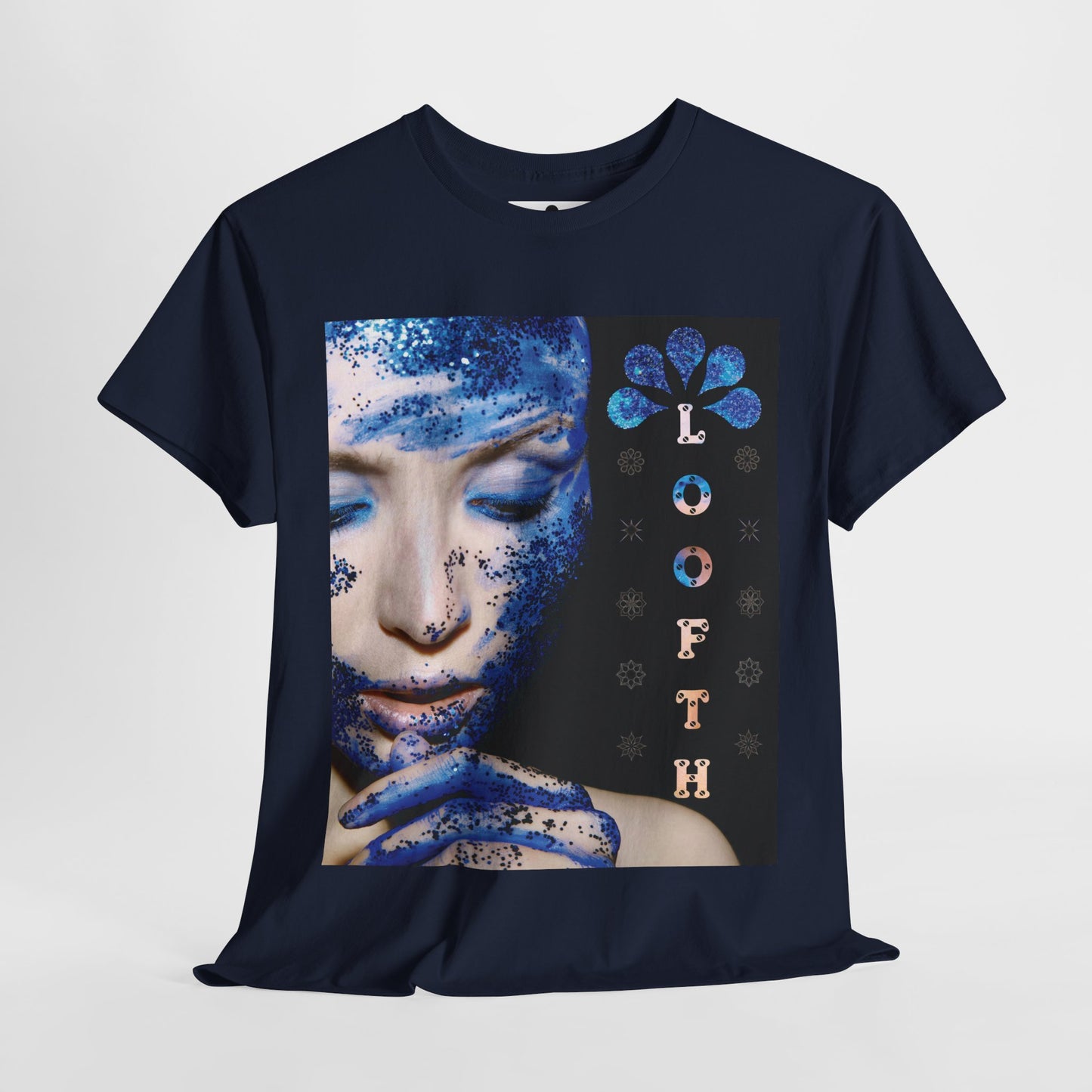 (F) Éclat Bleu Unisex Heavy Cotton Tee