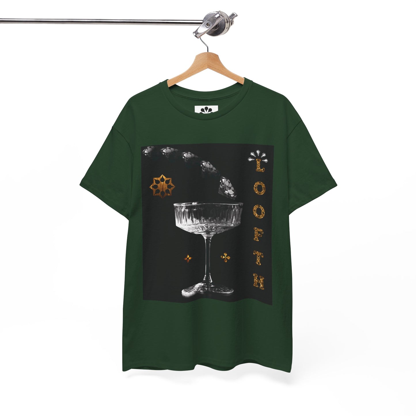 (M) Cristal Noir Unisex Heavy Cotton Tee
