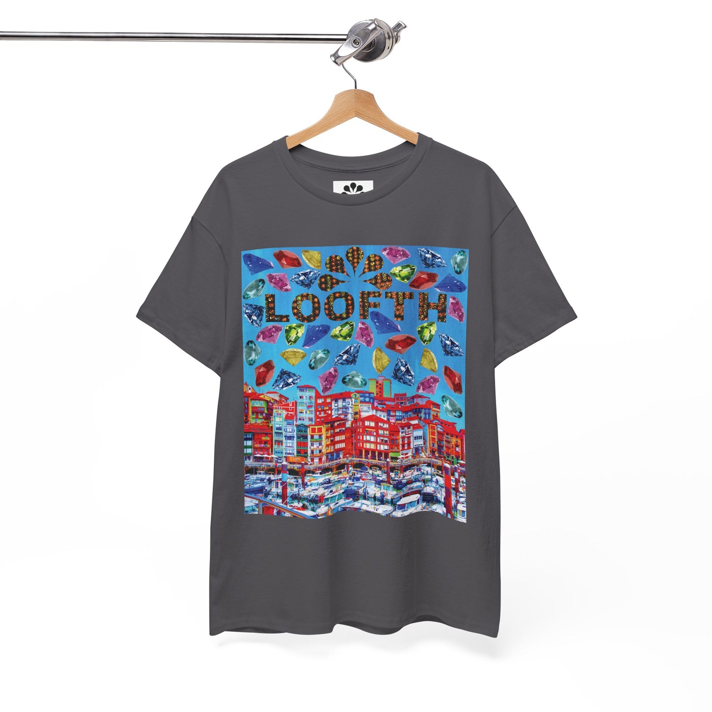 (F) Bijou Céleste Unisex Heavy Cotton Tee