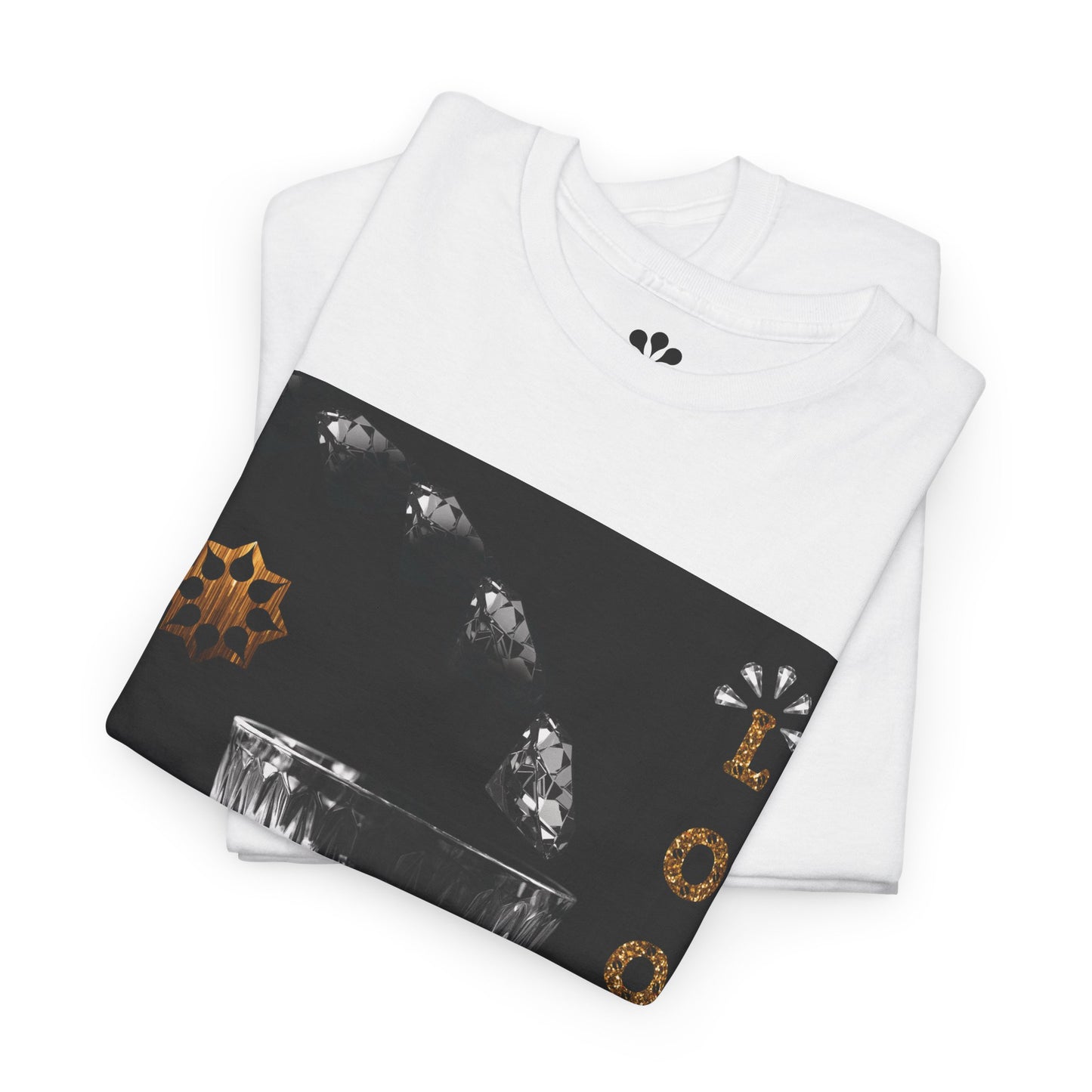 (M) Cristal Noir Unisex Heavy Cotton Tee