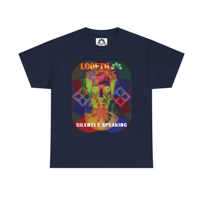(M) Vibrance Silencieuse Unisex Heavy Cotton Tee