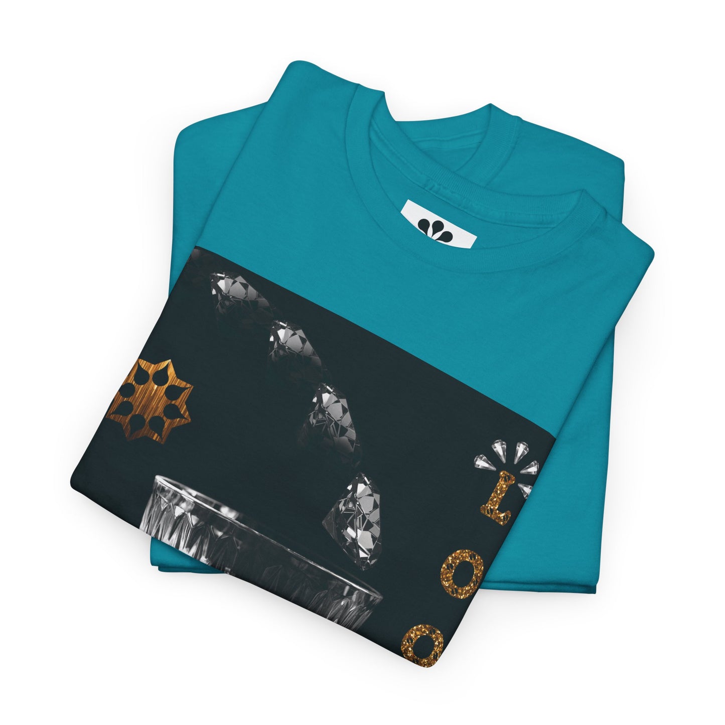 (M) Cristal Noir Unisex Heavy Cotton Tee