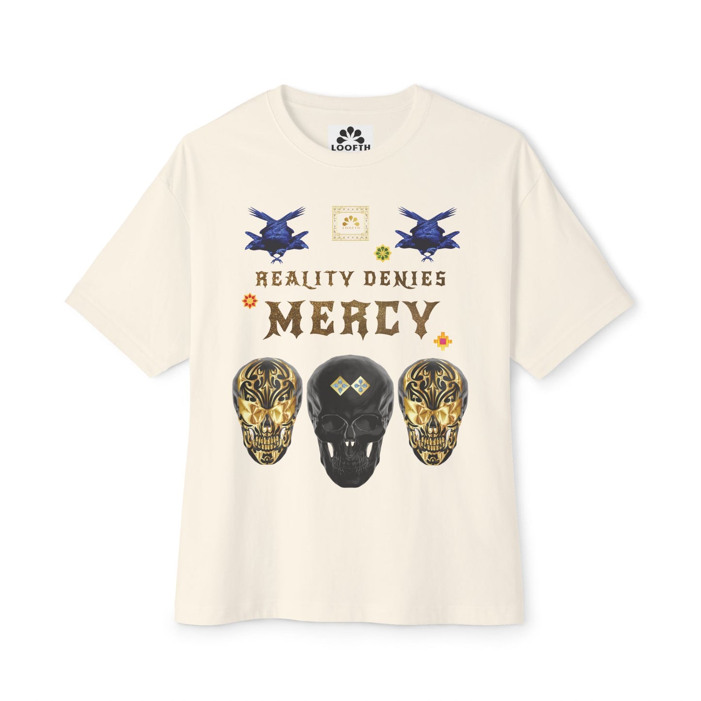 (F) Corbeau Rebelle Unisex Oversized Boxy Tee