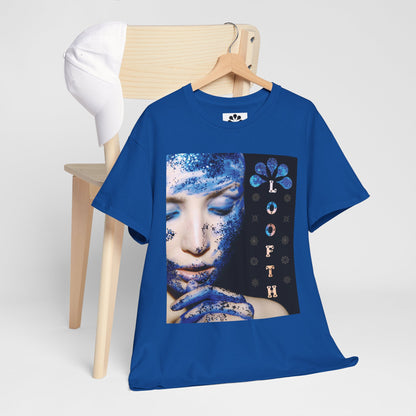 (F) Éclat Bleu Unisex Heavy Cotton Tee
