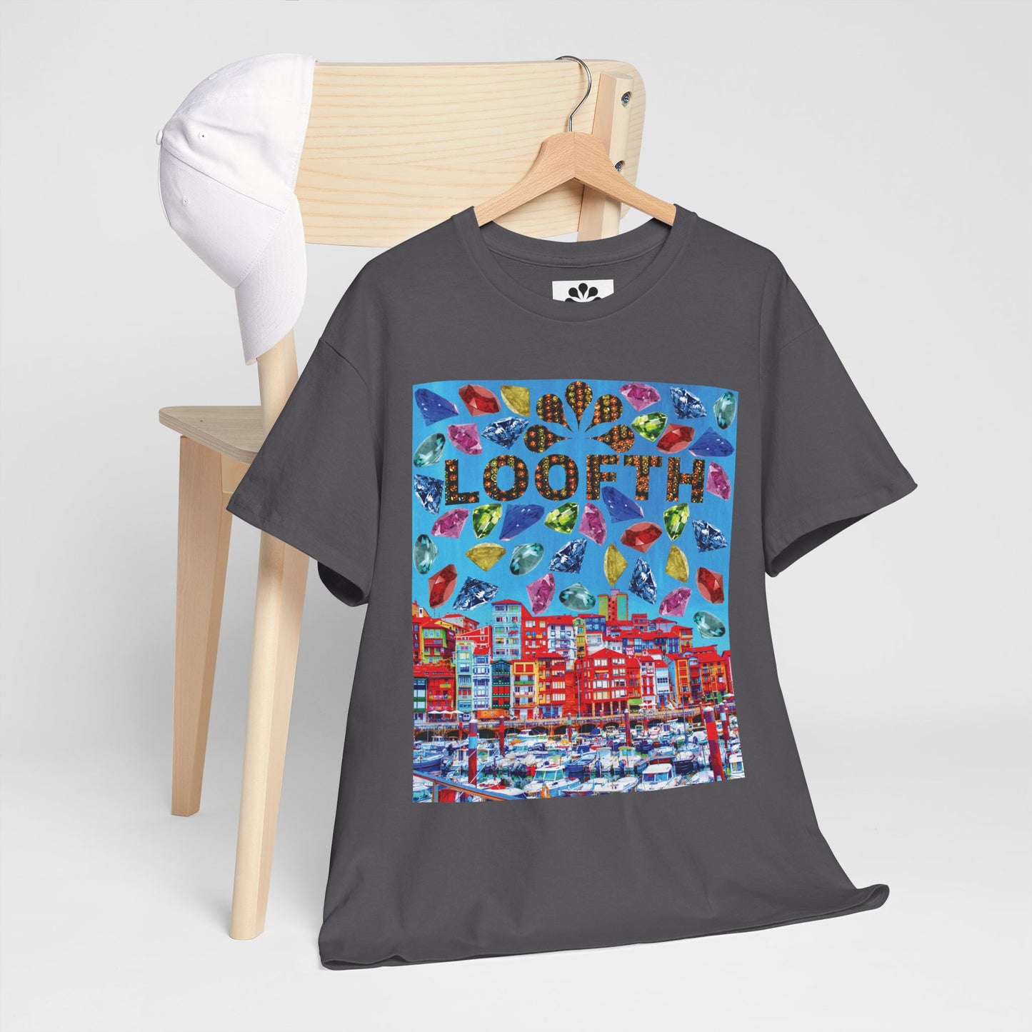 (F) Bijou Céleste Unisex Heavy Cotton Tee