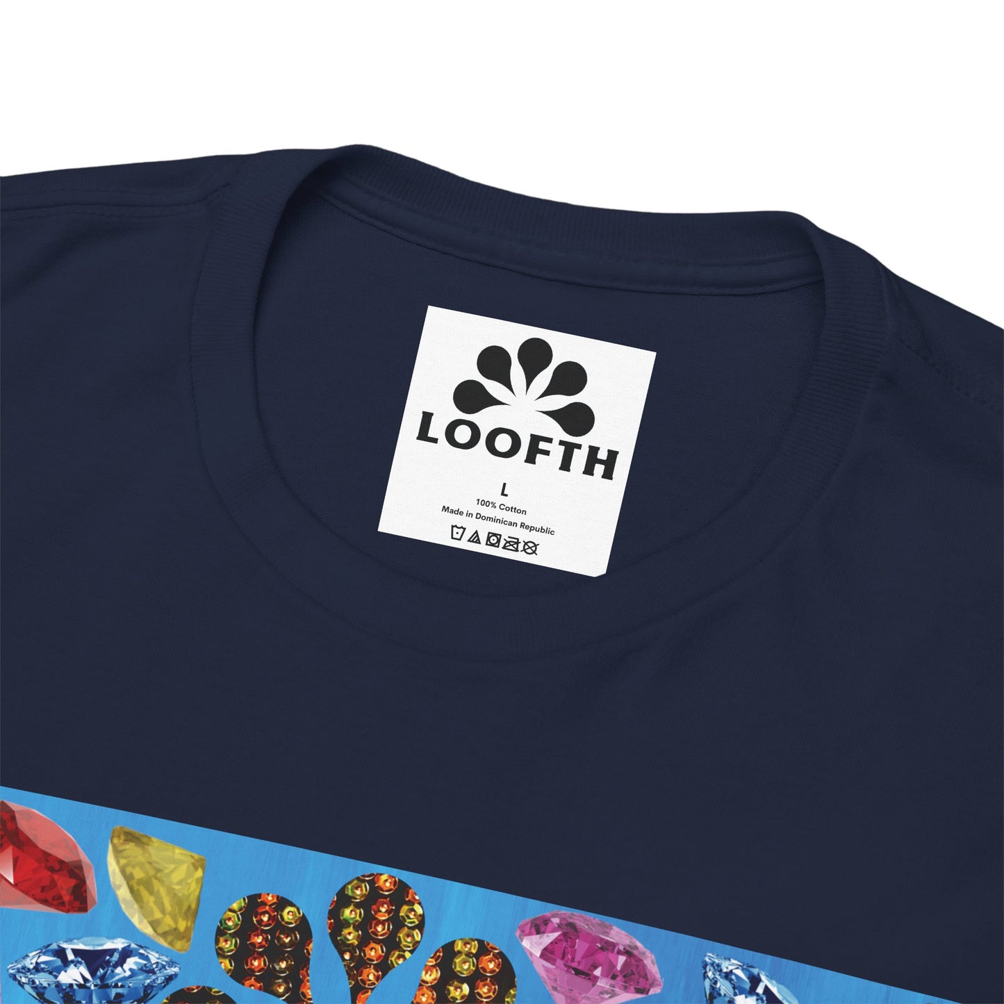 (F) Bijou Céleste Unisex Heavy Cotton Tee