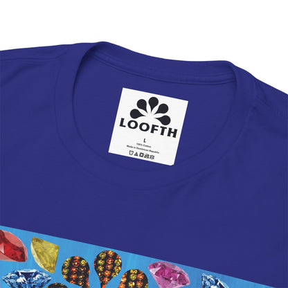(F) Bijou Céleste Unisex Heavy Cotton Tee