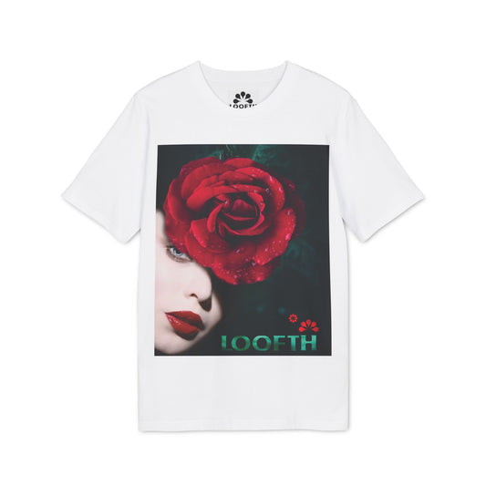 (F) Rosé de Mystique Unisex Organic Combed Cotton Medium Fit T-shirt