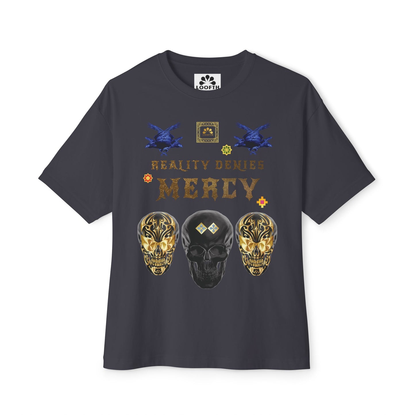 (F) Corbeau Rebelle Unisex Oversized Boxy Tee
