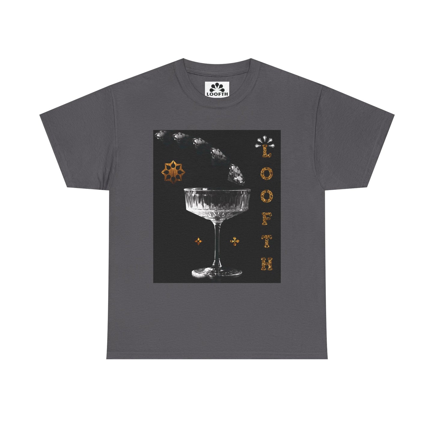 (M) Cristal Noir Unisex Heavy Cotton Tee