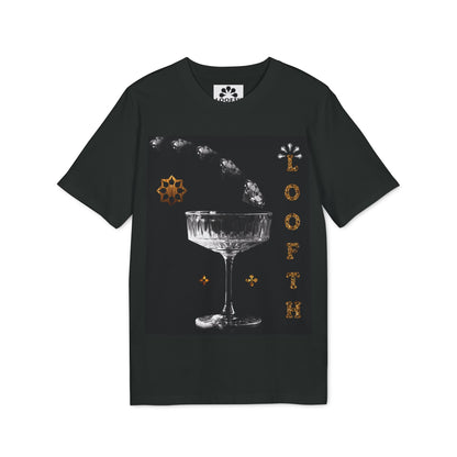 (F) Cristal Noir Unisex Organic Combed Cotton Medium Fit T-shirt