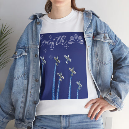 (F) Aile Céleste  Unisex Heavy Cotton Tee