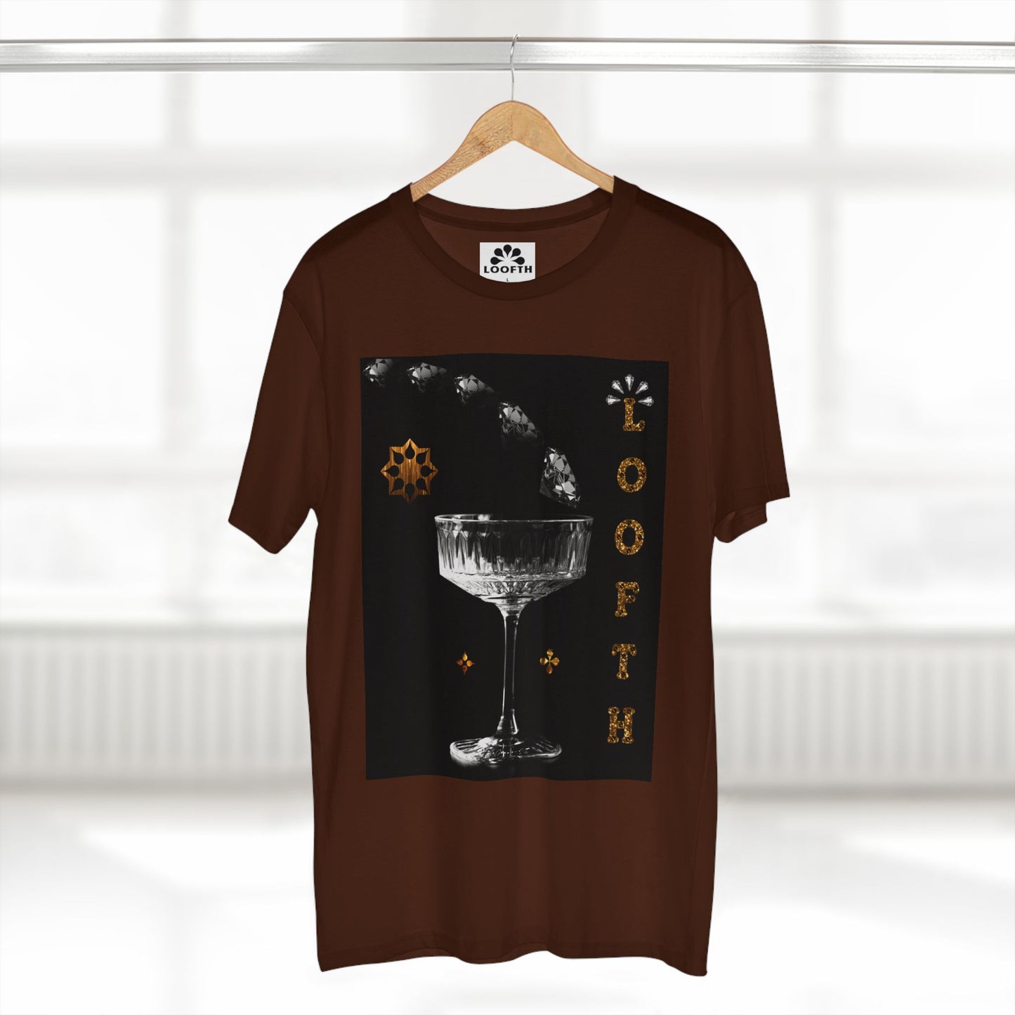(M) Cristal Noir Adult Staple T-Shirt