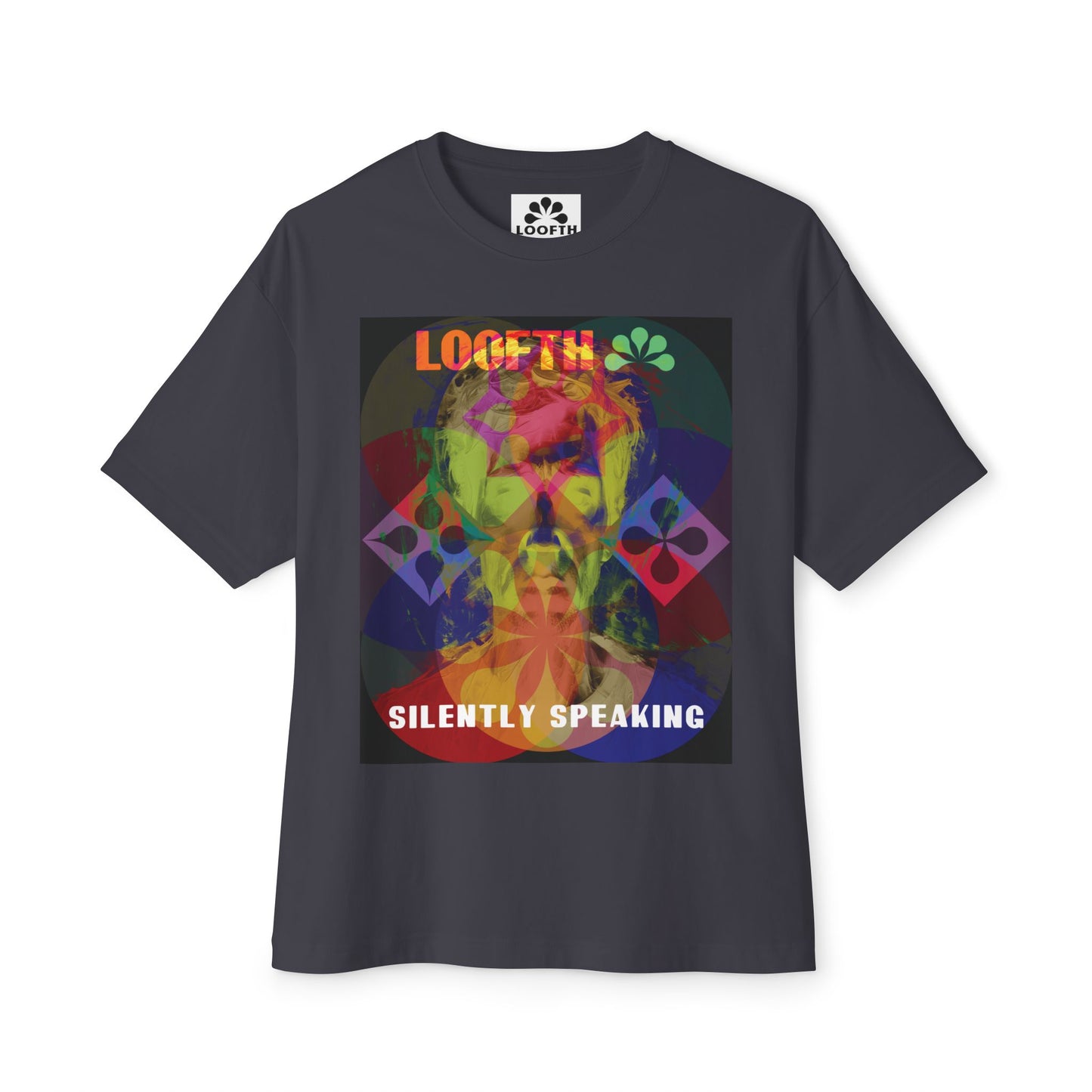 (F) Vibrance Silencieuse Unizex Oversized Tee