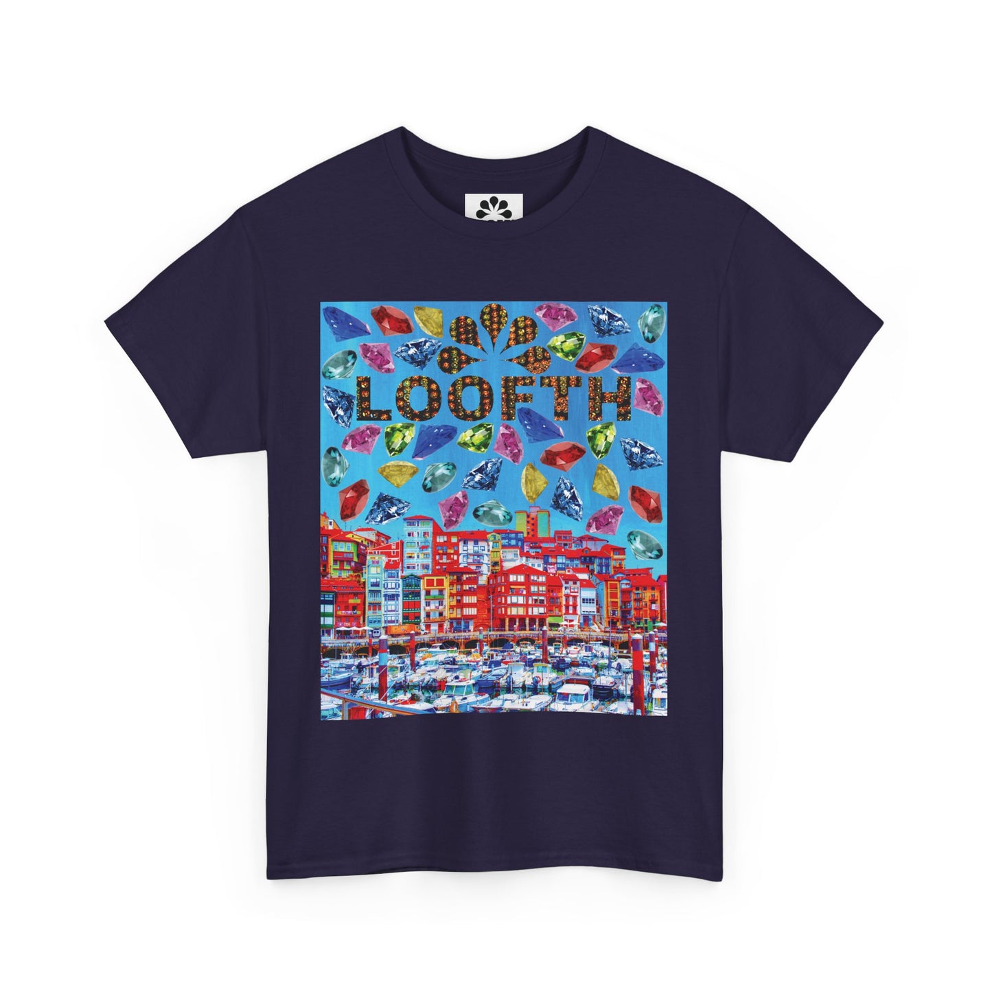 (F) Bijou Céleste Unisex Heavy Cotton Tee