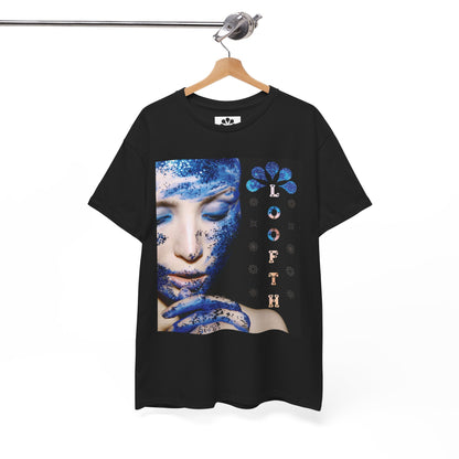 (F) Éclat Bleu Unisex Heavy Cotton Tee
