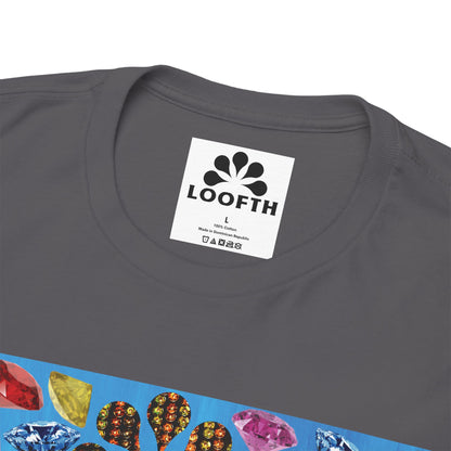(F) Bijou Céleste Unisex Heavy Cotton Tee