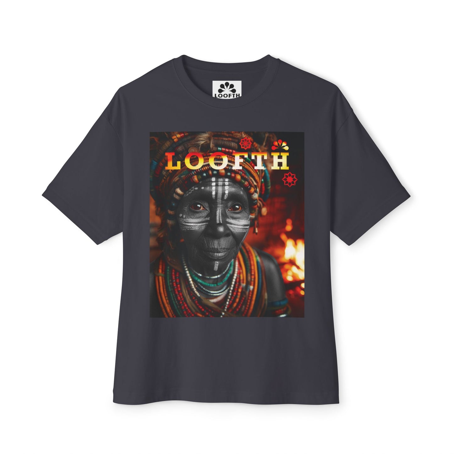 (F) Reine Africaine Oversized Tee