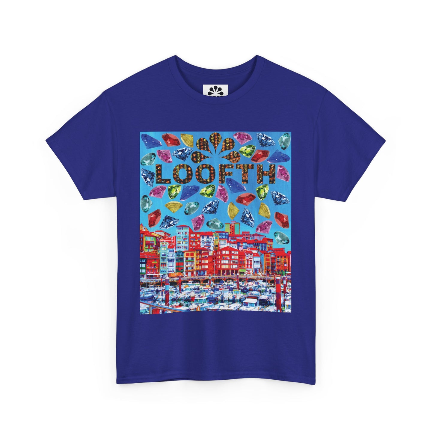 (F) Bijou Céleste Unisex Heavy Cotton Tee