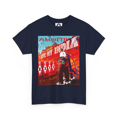 (F) Éléphant Raj Unisex Heavy Cotton Tee