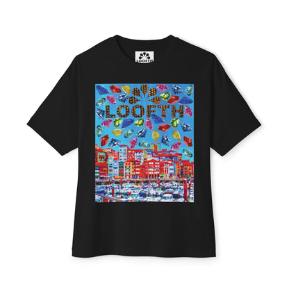 (M) Bijou Céleste Unisex Oversized Boxy Tee