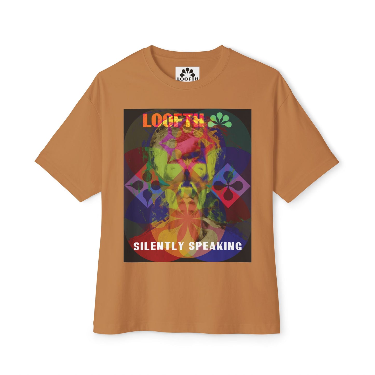 (M) Vibrance Silencieuse Unisex Oversized Tee
