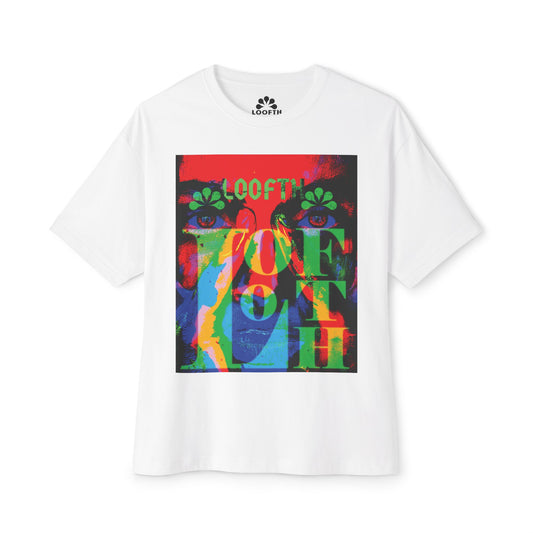 (F) Fête Chromatique Unisex Oversized Boxy Tee