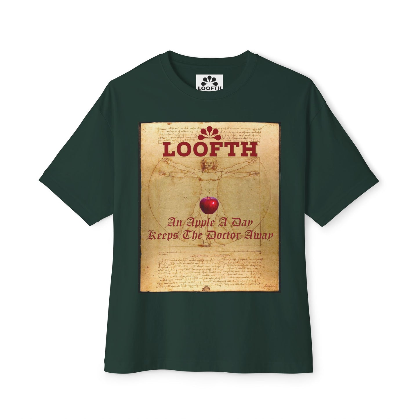 (F) Pomme Santé Unisex Oversized Tee