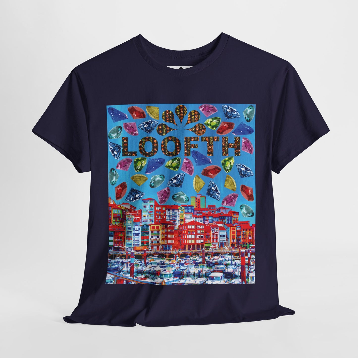 (F) Bijou Céleste Unisex Heavy Cotton Tee