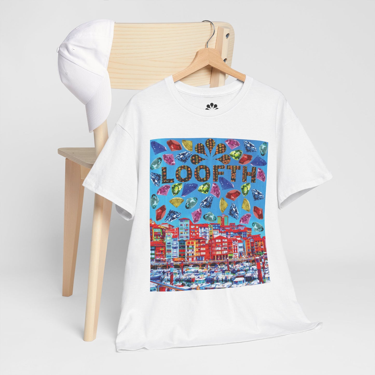 (F) Bijou Céleste Unisex Heavy Cotton Tee