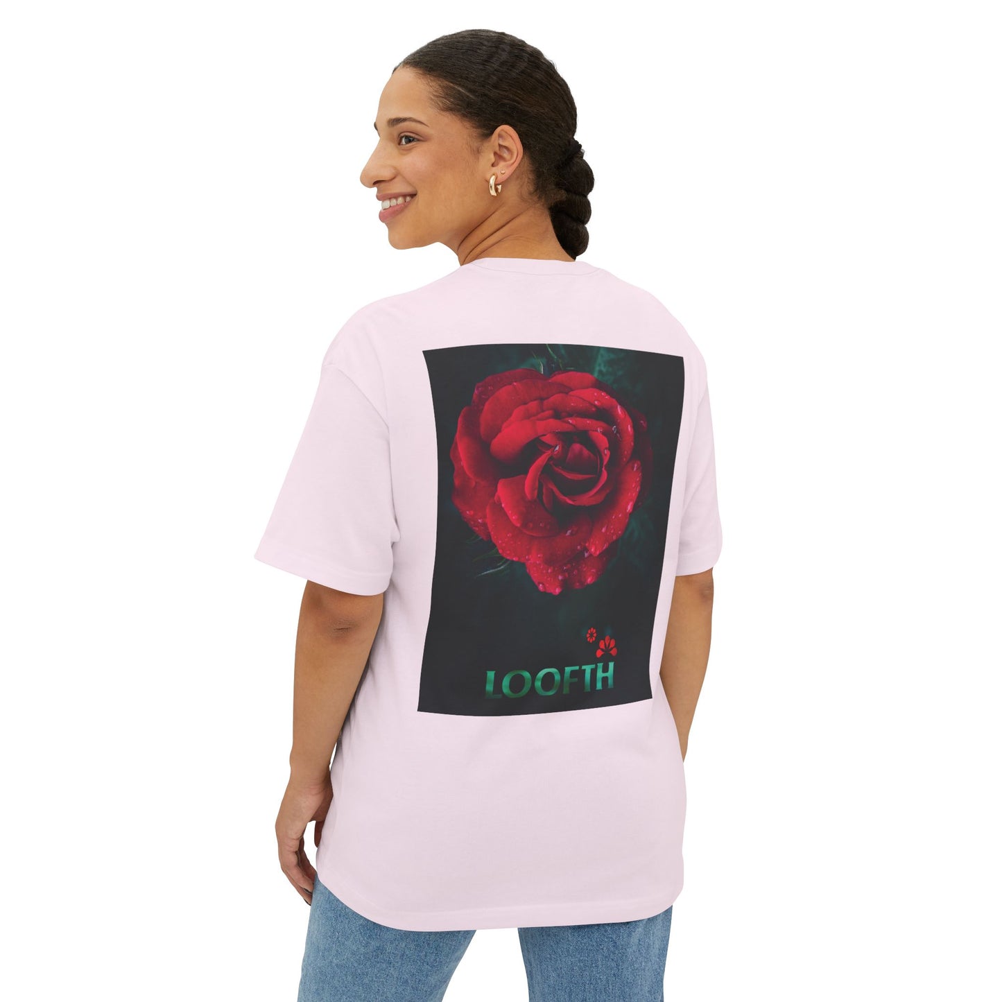 (F) Rosé de Mystique Unisex Oversized Boxy Tee