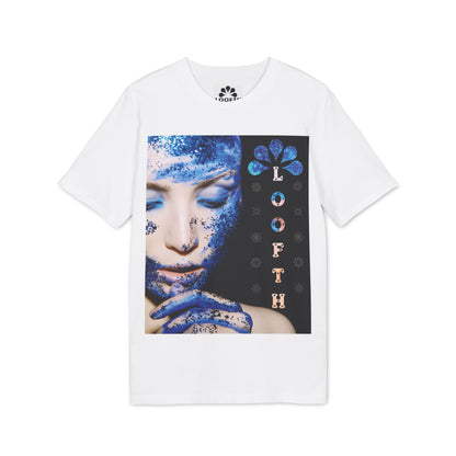 (F) Éclat Bleu 100% Organic Combed T-Shirt