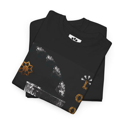 (F) Cristal Noir Unisex Heavy Cotton Tee