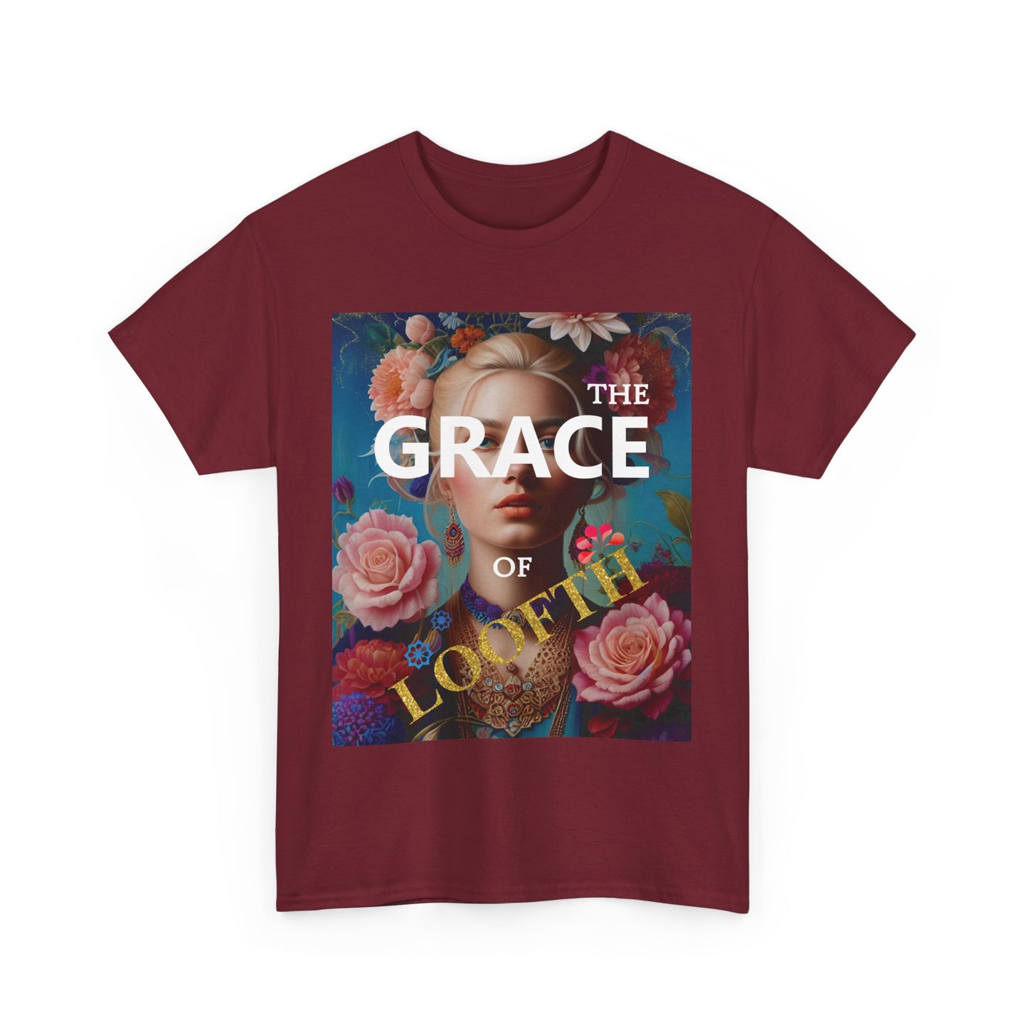 (F) Fleur de Grâce Unisex Heavy Cotton Tee
