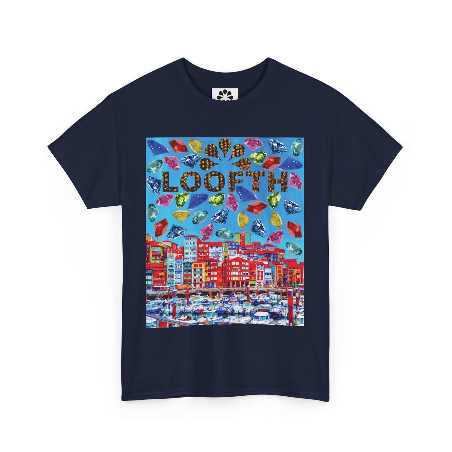 (F) Bijou Céleste Unisex Heavy Cotton Tee