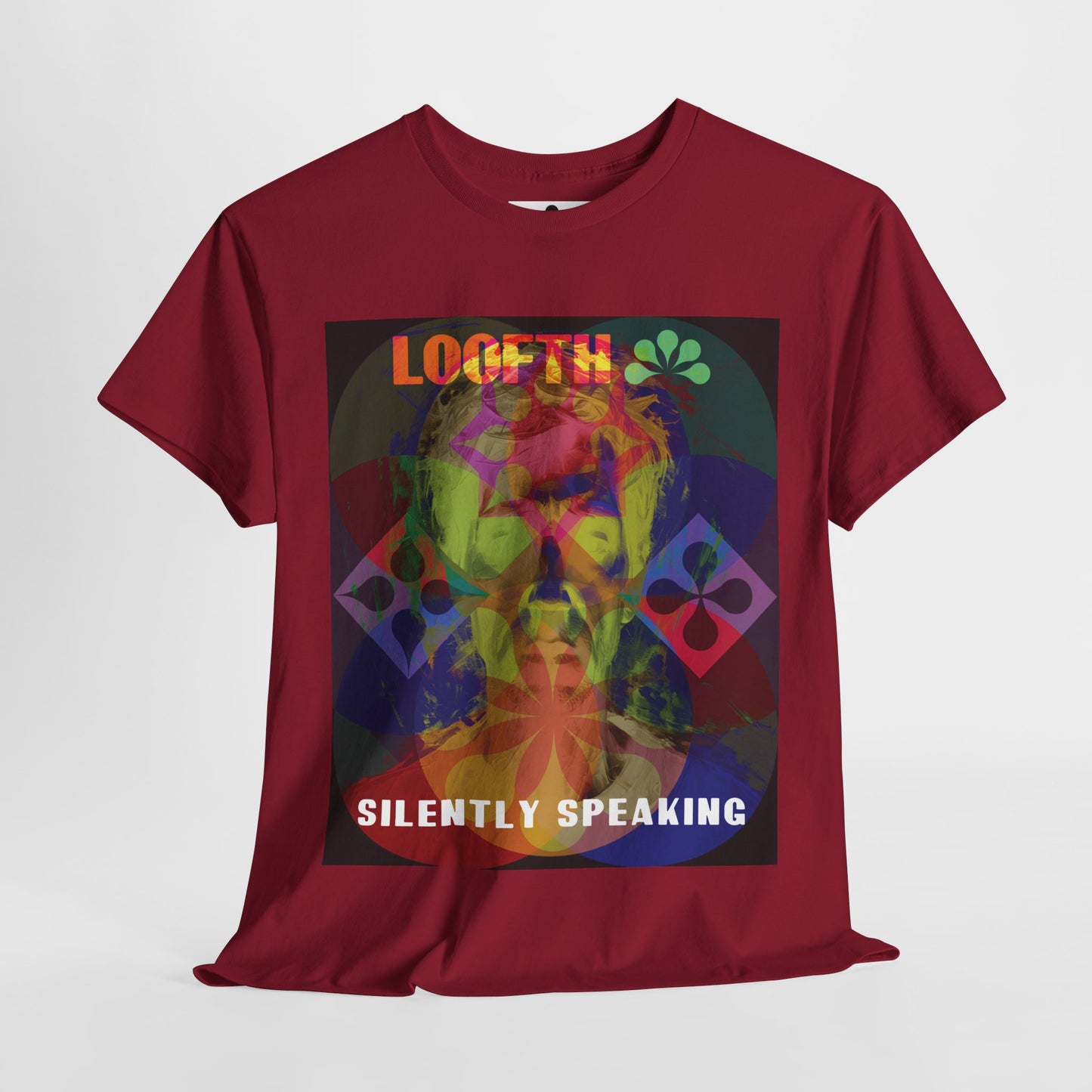 (M) Vibrance Silencieuse Unisex Heavy Cotton Tee