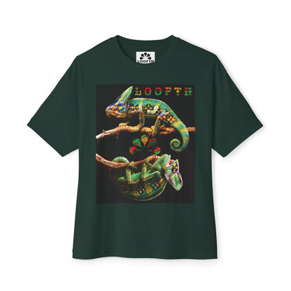(F) Duo Vert Unisex Oversized Tee