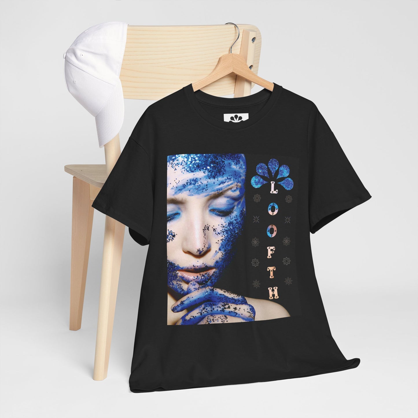 (F) Éclat Bleu Unisex Heavy Cotton Tee